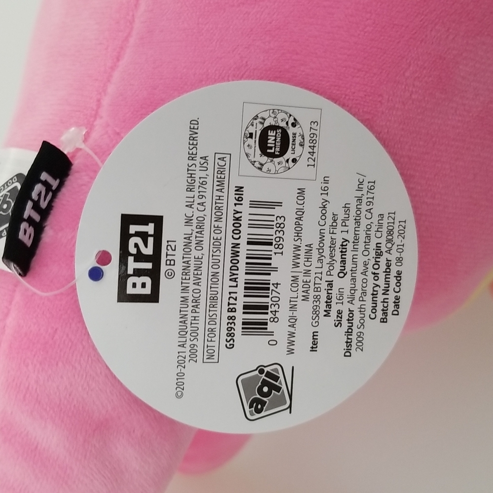 Line Friends BT21 Laydown Cooky Plush - Picture 9 of 9